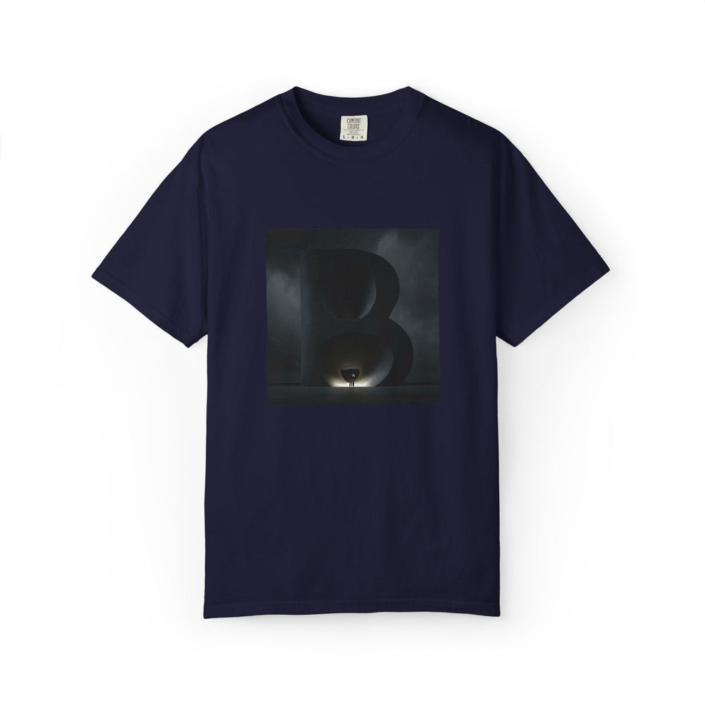 B Logo Minimalist Graphic T-Shirt
