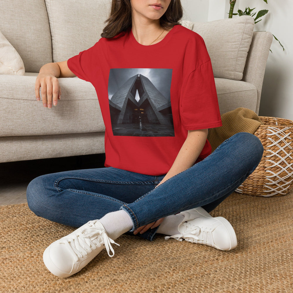 Gothic Cathedral T Shirt | Dark Architecture Graphic Tee | Moody Urban Art