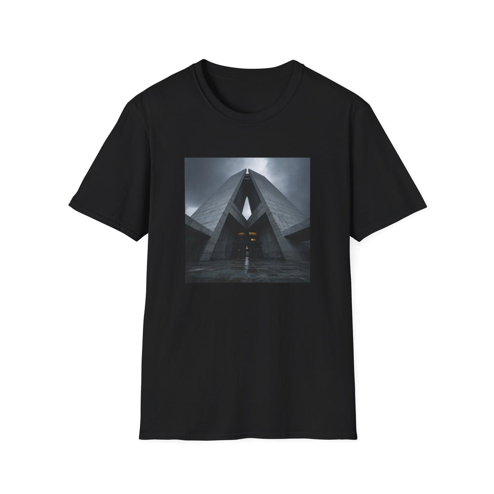 Gothic Cathedral T Shirt | Dark Architecture Graphic Tee | Moody Urban Art