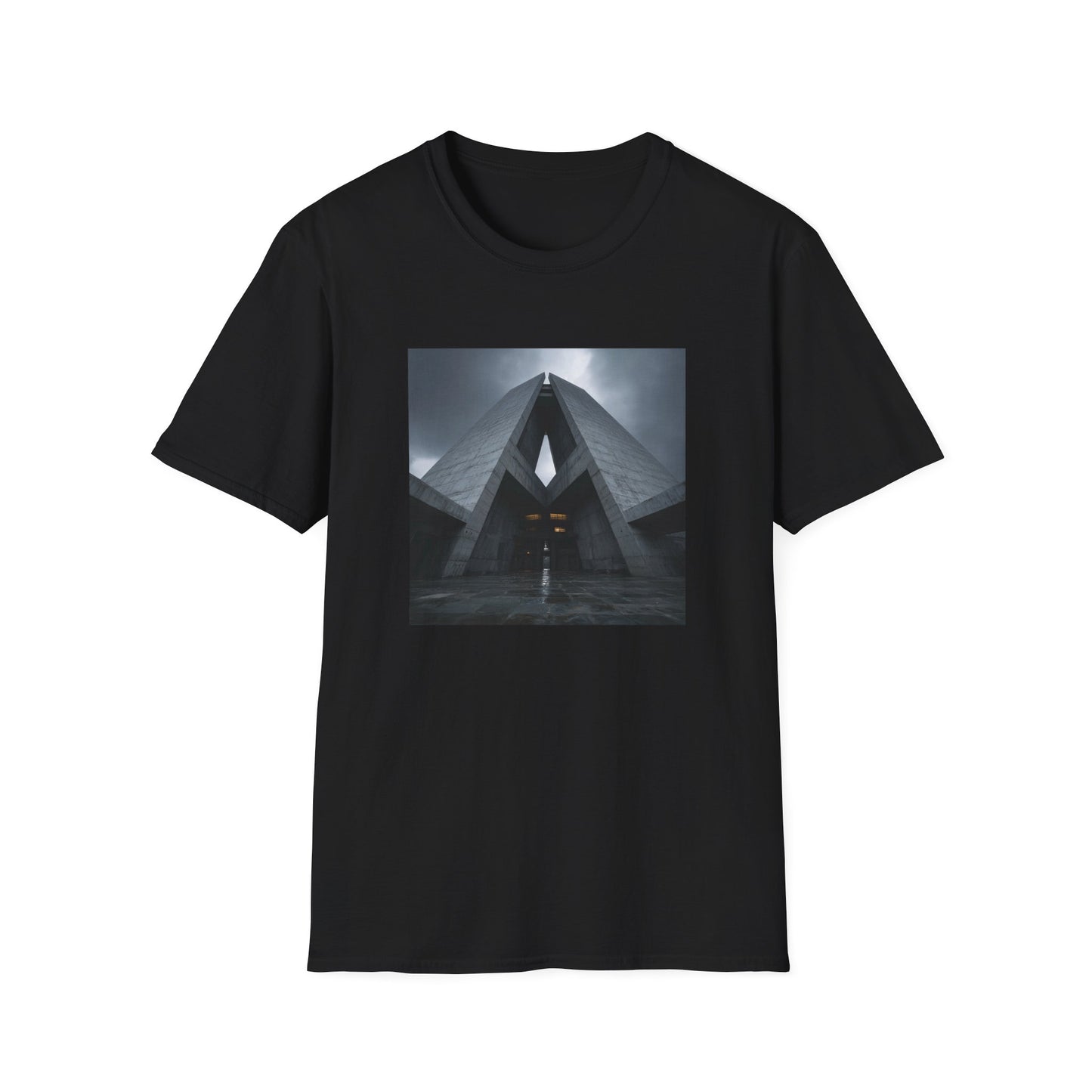 Gothic Cathedral T Shirt | Dark Architecture Graphic Tee | Moody Urban Art