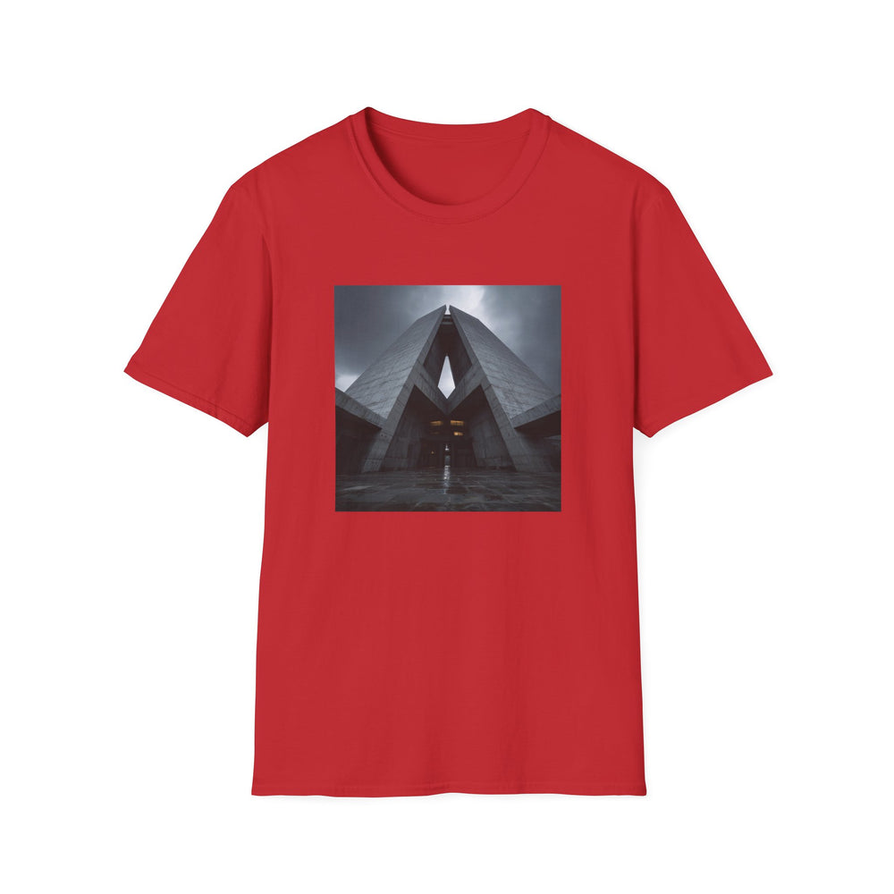 Gothic Cathedral T Shirt | Dark Architecture Graphic Tee | Moody Urban Art