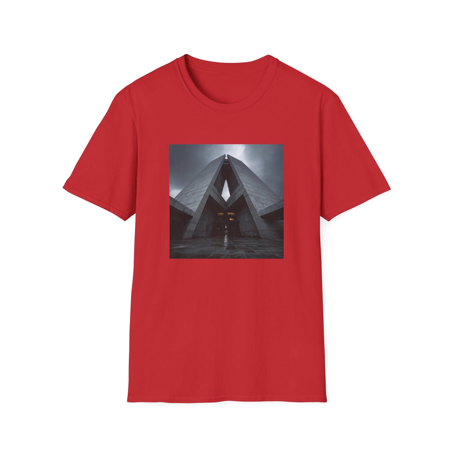 Gothic Cathedral T Shirt | Dark Architecture Graphic Tee | Moody Urban Art