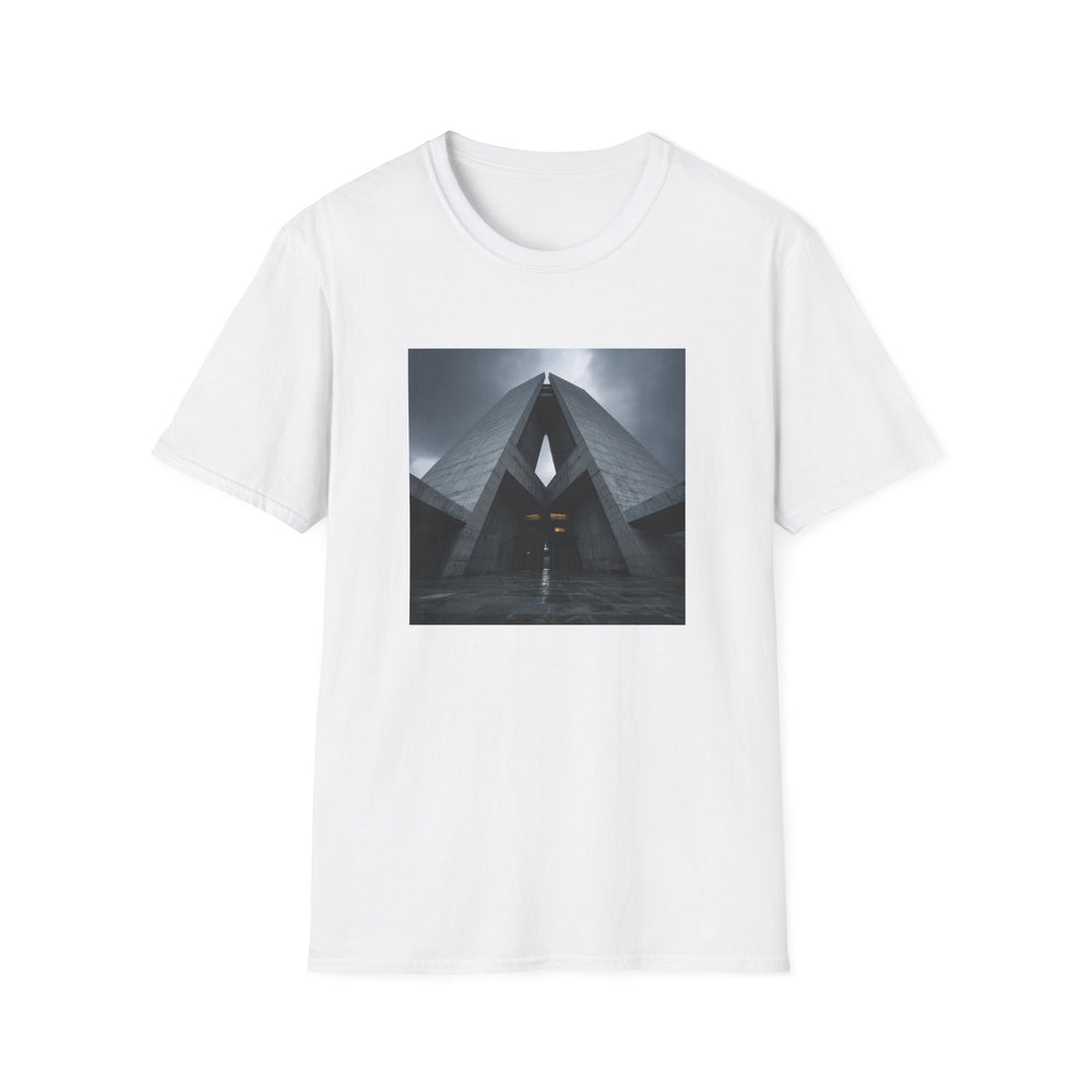 Gothic Cathedral T Shirt | Dark Architecture Graphic Tee | Moody Urban Art