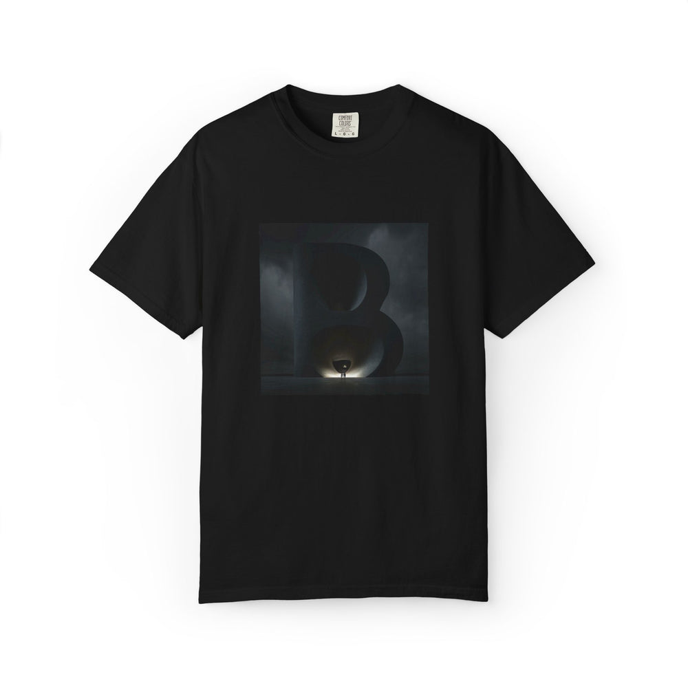B Logo Minimalist Graphic T-Shirt
