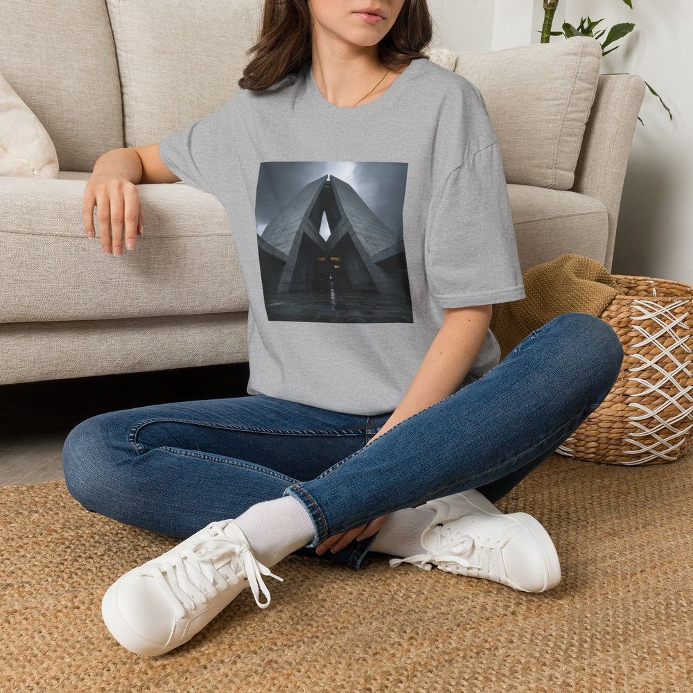 Gothic Cathedral T Shirt | Dark Architecture Graphic Tee | Moody Urban Art