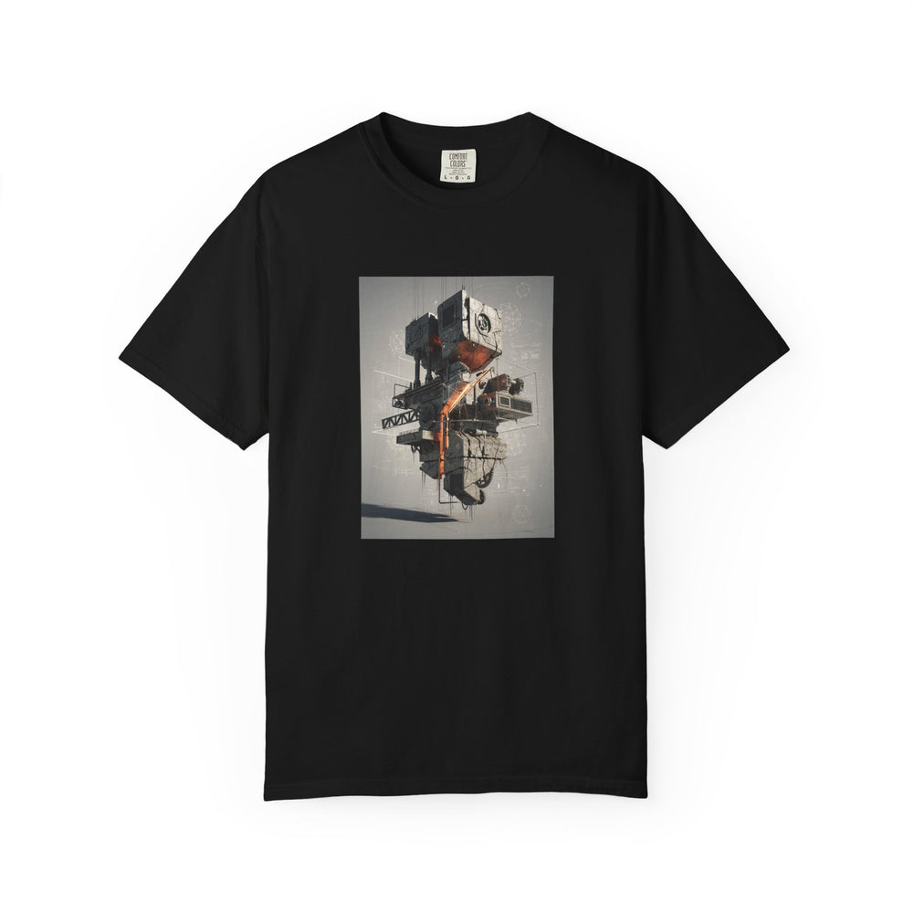 Astronaut Floating — Garment-Dyed Graphic T-Shirt