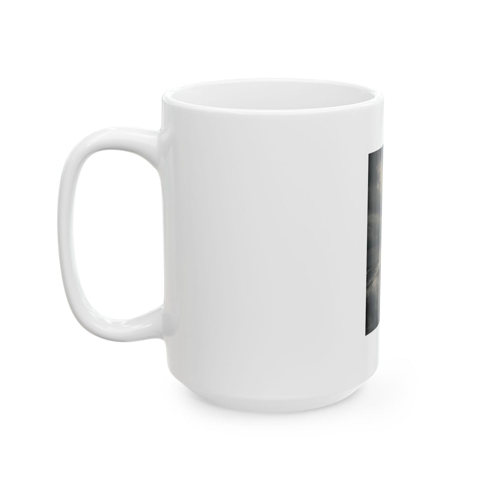 Lighthouse Storm Ceramic Mug — Dramatic Lighthouse at Sea Coffee Cup (11oz/15oz)