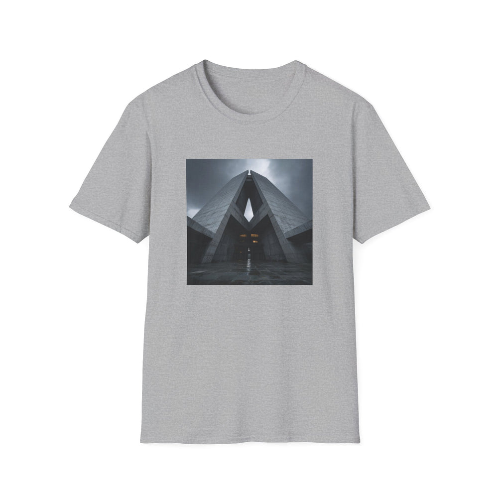 Gothic Cathedral T Shirt | Dark Architecture Graphic Tee | Moody Urban Art