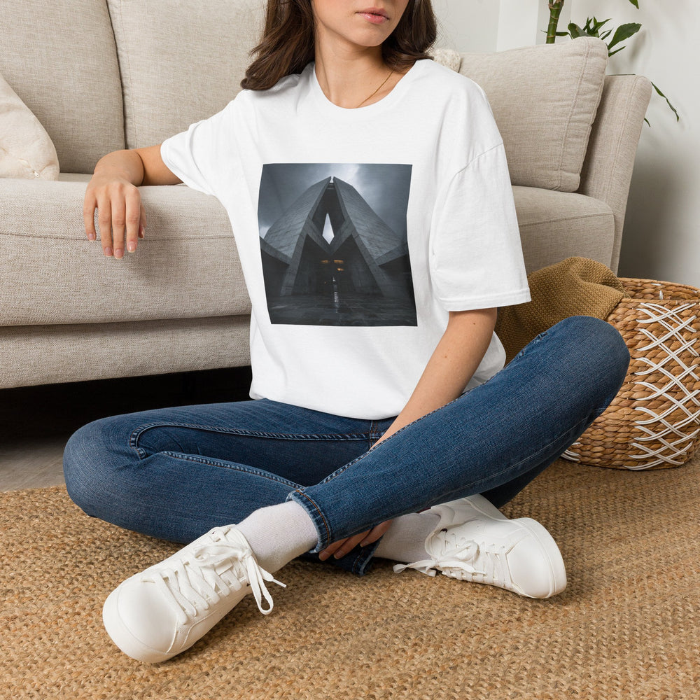 Gothic Cathedral T Shirt | Dark Architecture Graphic Tee | Moody Urban Art