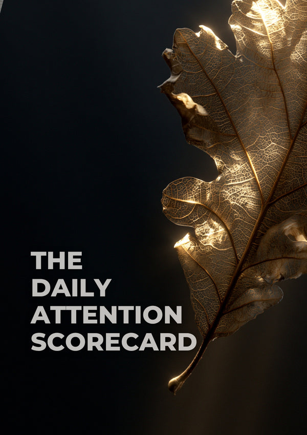 The Daily Attention Scorecard — One Thing at a Time