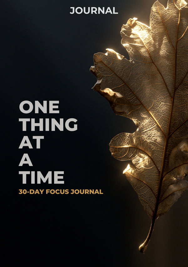 The One Thing Journal — 30-Day Focus Journal — alt view