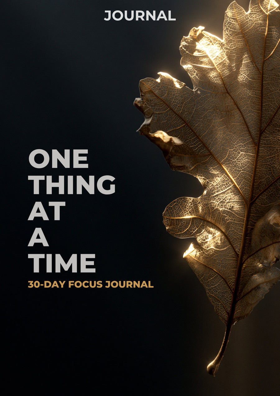 The One Thing Journal — 30-Day Focus Journal — alt view