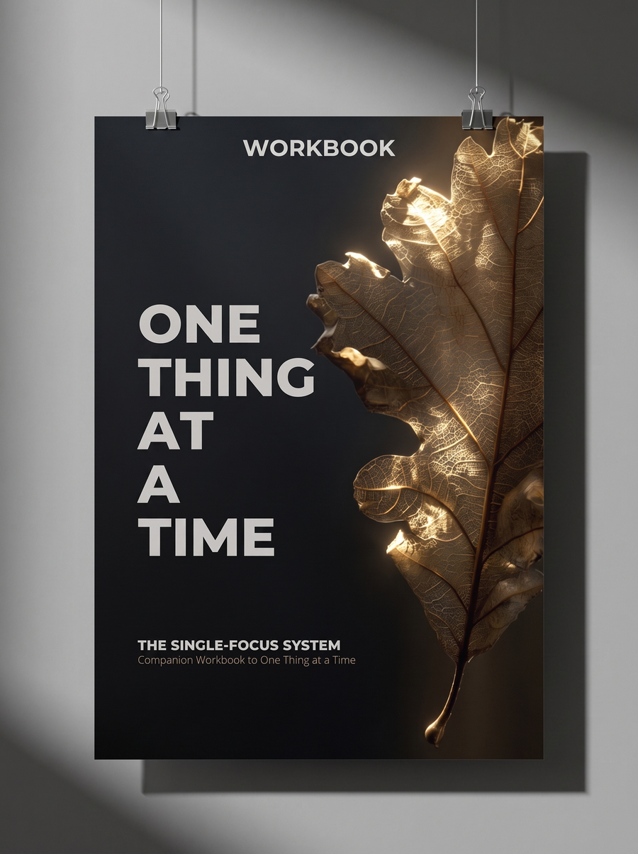 The Single-Focus System — Companion Workbook to One Thing at a Time