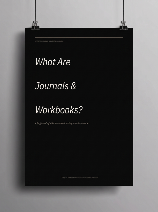 What Are Journals & Workbooks? — free download cover