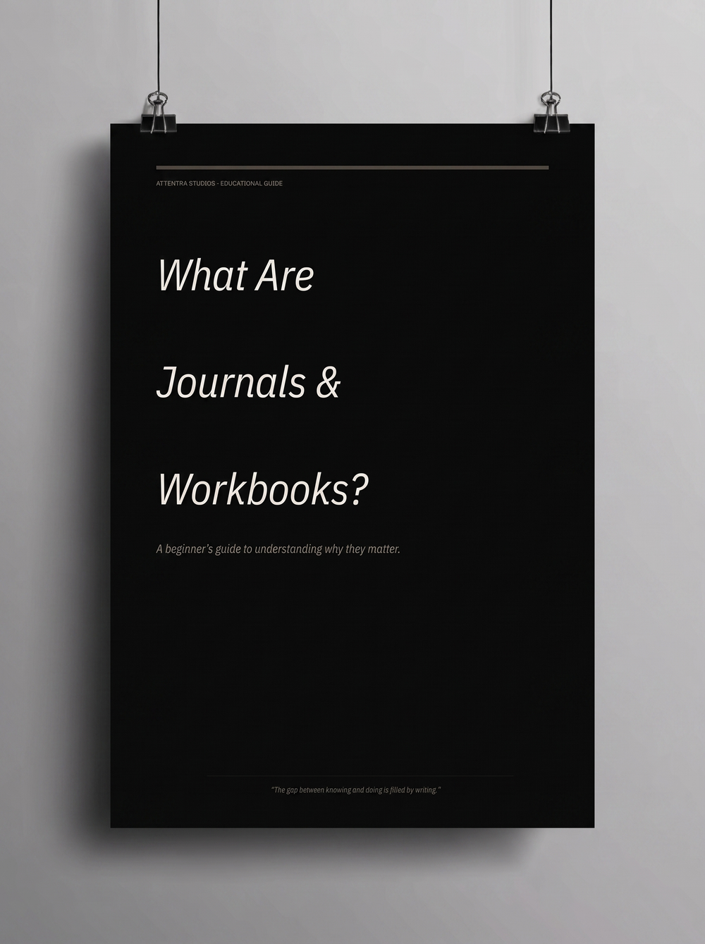 Journaling Workbooks Guide